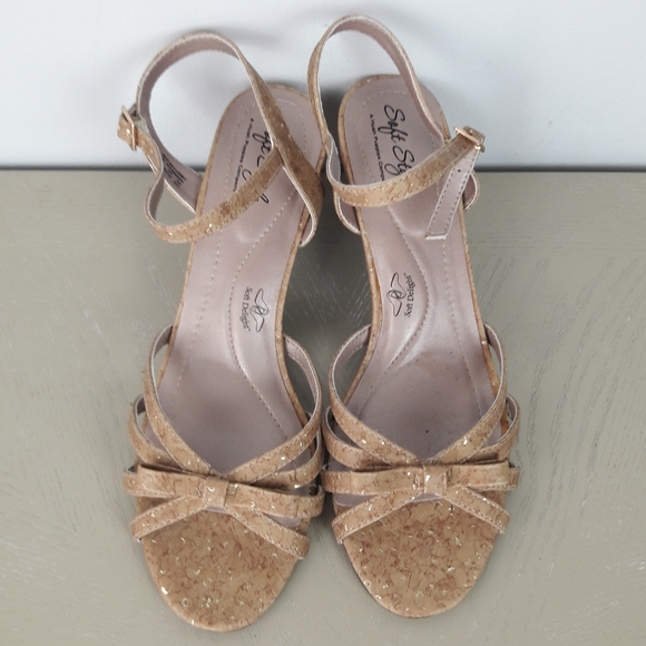 Hush Puppies Shoes - Soft Style by Hush Puppies Strappy Tan Heels